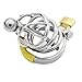 YiFeng Stainless Male Chastity Device Belt Restraint Bondage Fetish Urethral Tube ZCS28 (48mm Ring)