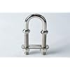 Amarine-made-Stainless-Steel-Marine-Boat-Stern-Bow-Eye-Tie-Down-U-Bolt-12-Dia-3-12-Thread-Lenght-5-14-Overall-Length-07852S