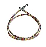 Peaks Eyewear Cord Holder Lanyard Strap - Adjustable Fit All Glasses Sunglasses (Yellow)