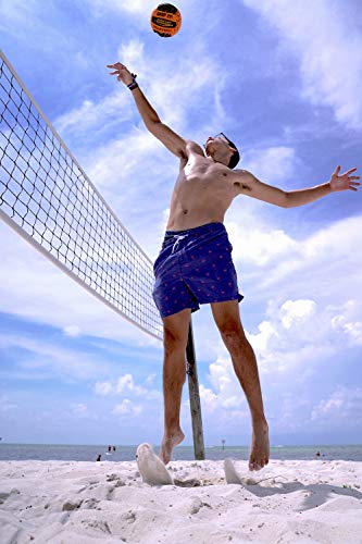 Wave Runner Grip It Waterproof Hydro Volleyball With "Sure Grip Technology" Works for Pool Lake River Pond Park Playground Beach Gift Toy Kids Games Bulk Blue Green Yellow Orange (Color May Vary)