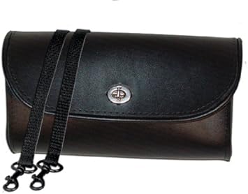 leather motorcycle windshield bag