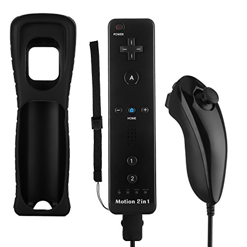 3 Controller+PowerLead+Nunchuck+Nintendo+Silicon