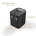 Foval Universal International Power Travel Adapter with 4.5A 4 USB Charging Ports...