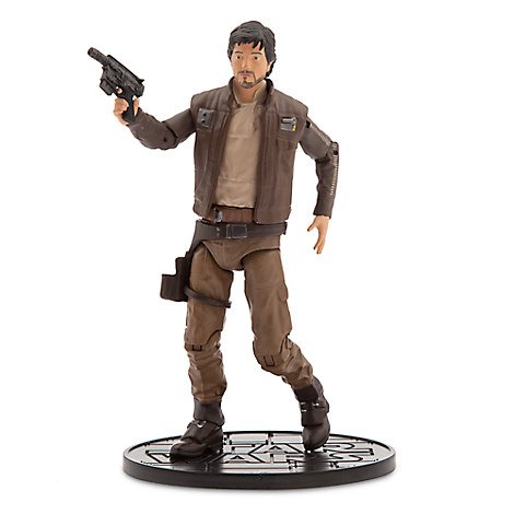 A Star Wars Story Elite Series Die Cast Action Figure - 6 1/2'' - Captain Cassian Andor / Sergeant Jyn Erso / Bodhi Rook Rogue One & Finn with Blaster Weapon collectible 4-Pack bundle - Thumbnail 2