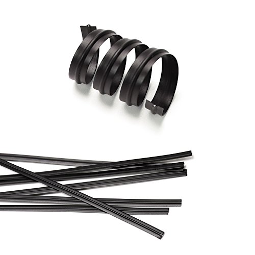 Sago Brothers Black Twist Ties 1000pcs, 5" Plastic Cable Ties