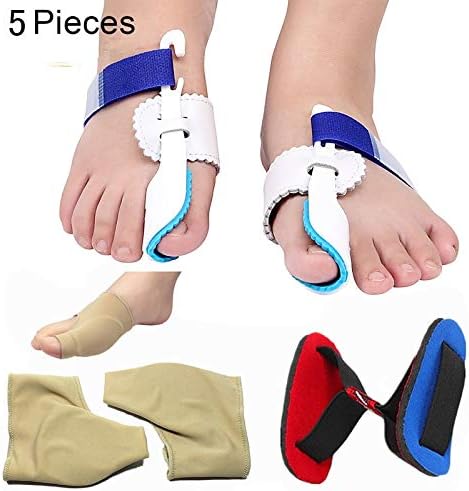 Day & Night Relief Bunion Pain Kit-Treat Pain in Hallux Valgus,Tailors Bunion,Big Toe Joint,Hammer Toe,Toe Separators Spacers Straighteners Splint Aid Surgery Treatment