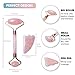 Jade Roller for Face and Gua Sha Facial Tool – Handcrafted of Pure Rose Quartz – Ultra Smooth Design – Skin Relaxing with Exclusive Ebookthumb 3