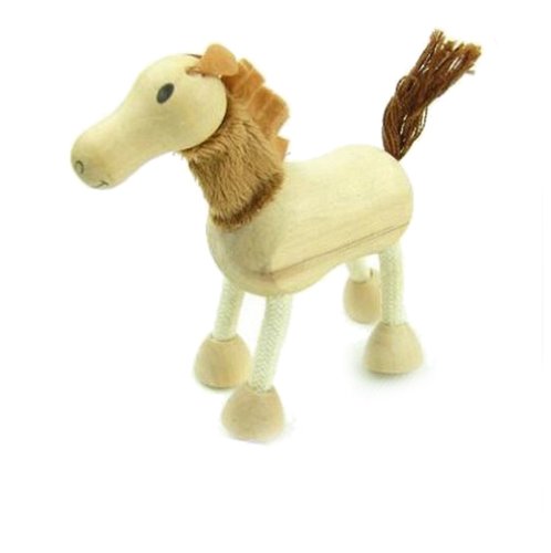 Horse toy jungle Environmentally Friendly Wooden Animal Organic Maple