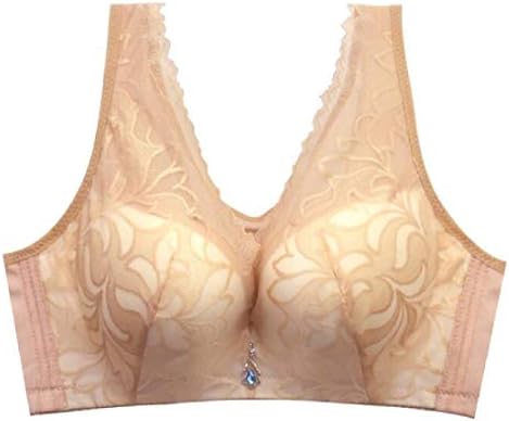 GRMO Women Comfy Push Up Lace Plus Size Full Cup Wirefree Everyday Bras