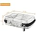 Fintie Carry Case for Polaroid Zip/HP Sprocket 2nd Edition Printer, Polaroid Snap/Snap Touch Instant Camera, HP Sprocket 2-in-1, Hard EVA Shockproof Storage Travel Bag, Marble