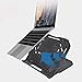 Adjustment Laptop Stand Portable Desk Rotating Bracket with Free Phone Holder, 10-Level Adjustment, 360 ° Swivel Laptop Riser Hollow Design, Efficient Heat Dissipationthumb 1