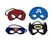 NYKKOLA Cartoon Dress Up Costumes Satin Capes with Felt Masks for Children Boy and Girl (NO.6) (NO.17)