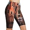 Inaayayi Hoge Taille Yoga Shorts Venetië Oude Straten Boten Oude Huizen Venetië Cityscape Vrouwen Biker Shorts Tummy…