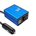 VOLTCUBE 150W Car Power Inverter 12V DC to 110V AC Converter with 3.1A Dual USB Car Adapter