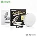 LivingTek Portable Charger Makeup Mirror Powerbank | Featuring a Compact Makeup Mirror with LED Lights and Functional High-Speed 3000mAh Charger | Magnified Reflections for Precise Makeup Application