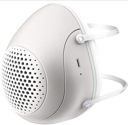 N99 reusable mask electric smart mask smart electric mask dust mask air purification mask with breathing valve dust valve anti-mist smoke PM2.5 fresh air supply（Filter efficiency 99%）