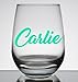 Name Decal. Choose the color and font. 1 inch tall. Perfect for wine glasses, computer case, water bottle, etc. Purchase additional decals using drop down menu SAVE! Metallic and Glitter Vinyl