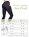 MYoga Women's Yoga Pants Workout Capri Leggings Running Tights w Side Pocket (M, Black)