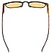 Reduce Eyestrain,Anti Blue Rays,UV Protection,Unisex Computer Reading Glasses(Tortoise,Amber Tinted Lenses) +2.0