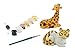 Melissa & Doug Decorate-Your-Own Zoo Figurines Craft Kit - Paint a Giraffe and Lion