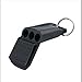 Genuine ACME Professional Quality BPA Free Plastic No. 635 Tornado AIRFAST Whistle, medium sized, High-pitch, pealess, 117 dBA, Designed and Made in The UK. Black