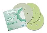 Eagle 193-1535 - 6 inch DRY Super Buflex Discs w/holes - Green - 25 discs/box