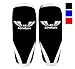AlphaSport Knee Brace/Sleeves 7mm (1 Pair)(Black Large (37-40 cm)