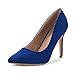 DREAM PAIRS Women's Christian-New Royal Blue High Heel Pump Shoes - 10 M US