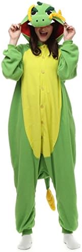 Ellystar Adult Unisex Pyjamas Halloween Costume Animal Onesie Cosplay Sleepwear China Dragon S