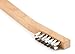 Forney 70506 Wire Scratch Brush, Stainless Steel with Wood Handle, 7-3/4-Inch-by-.006-Inch