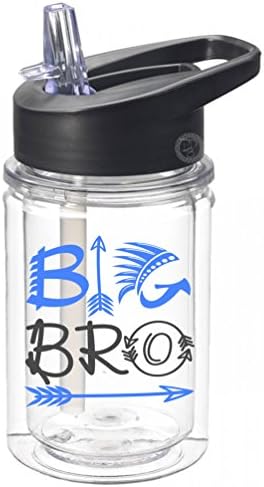 Personalized Big Brother Gift by Personal Design Boutique | Water Bottle with Flip Straw 10oz