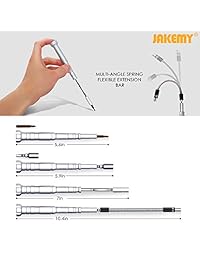 Jakemy   Juego de destornilladores 43 en 1 de precisión con 36 puntas magnéticas de destornillador para iPhone X 8 7 Plus, teléfono móvil, MacBook, ordenador portátil