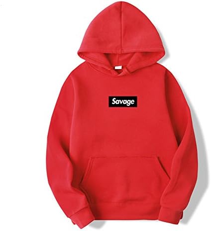 Joyhul New Street Wear Wool Cotton Hoodies Men Women Hip Hop Hoodie Sweatshirt Red 2 XL