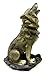 Bellaa 29813 Howling Wolf Statues Wildlife Sculpture Figurine Art Fantasy Animals Wolves 5.5 inch
