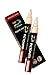 Premium White Liquid Chalk Marker Dual tip Reversible Pens by PICTONITE 2 Pack 6mm Fine Nib Perfect for Kids Art Bistro Boards Glass