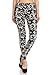 R527-PLUS Achromatic Harmony Print Fashion Leggings
