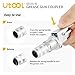UTOOL New Grease Gun Coupler, Grease Gun Tips Fast to Lock and Release, Heavy Duty 10000 PSI Grease Fitting 1/8‘’ NPT Fits All Types of Grease Gun
