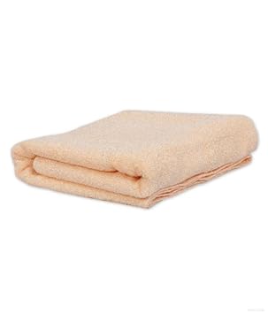 Mafatlal Lagoona Cotton Solid Bath Towel -Peach