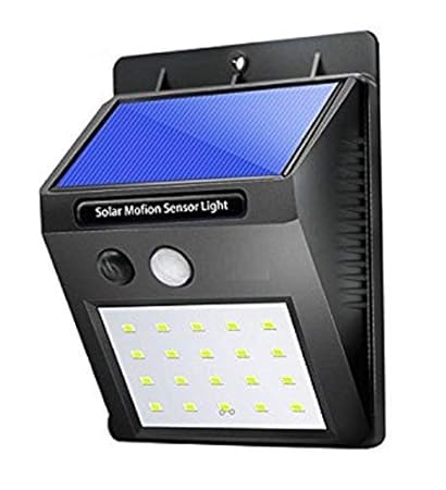 Solar Powered Led Wall Light with Solar Sensor+PIR Sensor+CDS Night Sensor