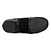 MSMAX Womens Leather Jazz Shoes Slip on Ballroom Dance Practice Teaching Shoe Black 9 M US Women
