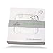 Brooklyn Bamboo | Extremely Soft, Organic Bamboo, Fitted Crib Sheet (Standard Size) | Hypoallergenic & Breathable | Perfect for Boys & Girls | Unisex Design | Panda Bear Design