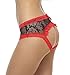 Sofishie Ruffle Back Midnight Bow-Tie Panties - Black 2 - Medium