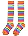 Rainbow color and Varicolored High Socks For girls Comfort and Softness.