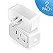Mini Smart Plug 2 Pack, GAVAER Wi-Fi Outlet Remote Smart Socket Control Plug From Anywhere Works with Smartphones, Amazon Alexa and Google Home (White) primary