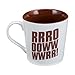 Vandor Star Wars Chewbacca 12 Ounce Ceramic Mug, White/Brown