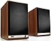 Audioengine HD6 150W Wireless Powered Bookshelf Speakers, Bluetooth aptX HD, USB 24-Bit DAC & Analog Amplifier (Walnut) primary