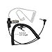 Reyinl 3.5mm Receiver/Listen Only Surveillance Headset with Clear Coil Tube for Two Way Radios-Pair