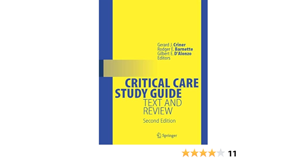 Critical Care Study Guide Text And Review 9780387773278 Medicine Health Science Books Amazon Com