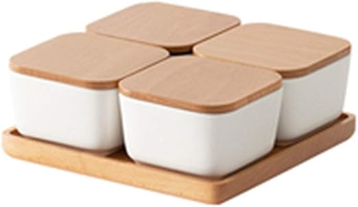 Placa de Frutos Secos Separada Con Tapa Tuerca Placa de Snack Caja de Dulces de Melón