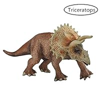Hocai Dinosaur Toy for Kids, 7.7 in Triceratops Toy Jurassic Realistic Dinosaur Action Figure Dinosaur Playset Simulation Plastic Dinosa for Kids